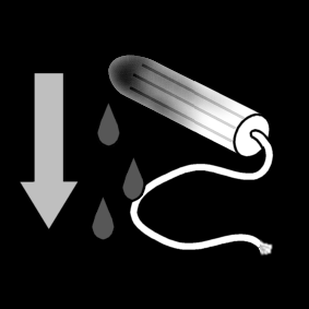 tampon: enlever